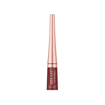 Brush Up Chic & Charm Glitter Eyeliner Longlasting brokatowy eyeliner w płynie 02 Brown 4,5 g