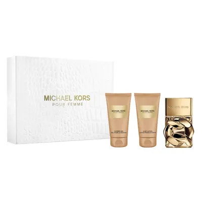 Michael Kors Pour Femme woda perfumowana spray 50ml + żel pod prysznic 50ml + balsam do ciała 50ml
