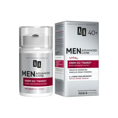 AA Men Advanced Care Vital 40+ krem do twarzy 50 ml
