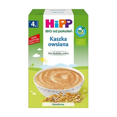 HiPP Bio od pokoleń bezmleczna kaszka owsiana bez cukru 200g