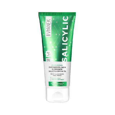 Vianek Hero Salicylic oczyszczająca maseczka z kwasem salicylowym 2% 75ml
