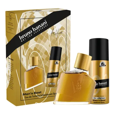 Bruno Banani Man's Best woda toaletowa spray 30ml + dezodorant spray 50ml