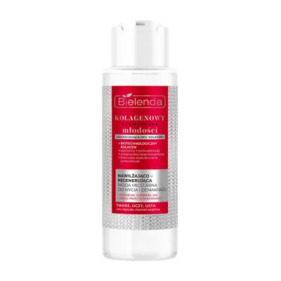 Bielenda Kolagenowy Stymulator Młodości nawilżająco-regenerująca woda micelarna 400 ml