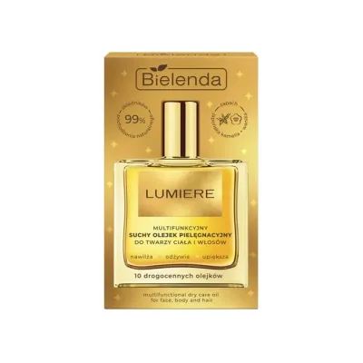 Bielenda Lumiere multifunkcyjny suchy olejek do twarzy, ciała i włosów 50 ml