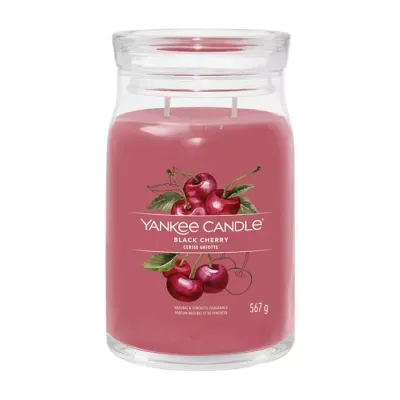 Yankee Candle Signature duża świeca zapachowa Black Cherry 567 g