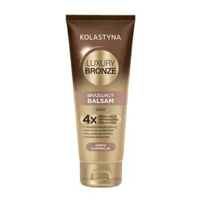 Kolastyna Luxury Bronze brązujący balsam do ciała Jasna Karnacja 200ml