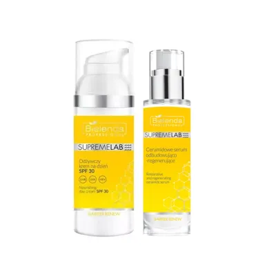 Bielenda Professional Supremelab Barrier Renew zestaw krem na dzień SPF30 50 ml + serum 30 ml