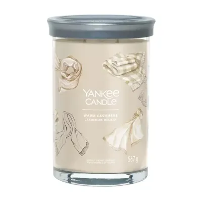 Yankee Candle Signature Tumbler duża świeca zapachowa Warm Cashmere 567 g