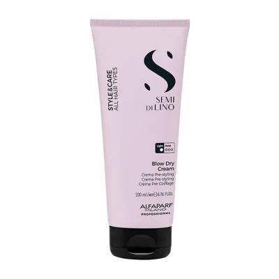 Alfaparf Milano Semi Di Lino Style&Care stylizujący krem do włosów przyspieszający suszenie 200 ml