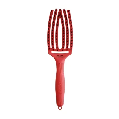 Olivia Garden Fingerbrush I'm Perfection szczotka do włosów z włosiem mieszanym Red Confidence