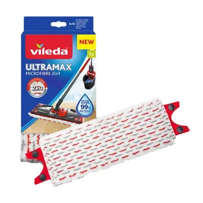 Vileda Ultramax 2in1 Microfibre Refill wkład do mopa płaskiego 1 sztuka