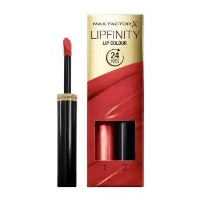 Max Factor Lipfinity pomadka 120 Hot 2,3 ml + Top Coat 1,9 g