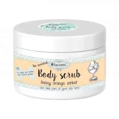 Nacomi Body Scrub peeling do ciała Sunny Orange Sorbet 200 g