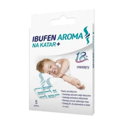 Ibufen Aroma aromatyczne plastry na katar 5 sztuk