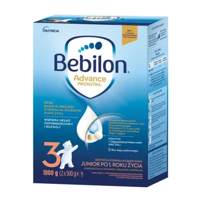 Bebilon Advance Pronutra 3 formuła na bazie mleka dla dzieci po 1 roku życia 1000 g