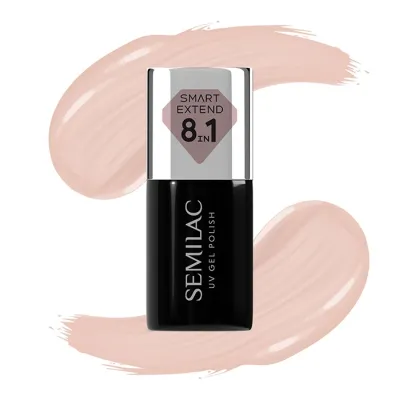 Semilac Smart Extend 8 in1 kolorowa baza hybrydowa 816 Pale Nude 7 ml