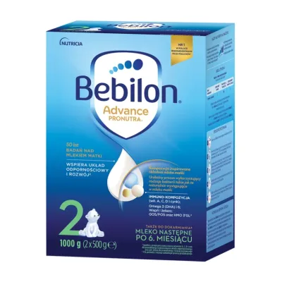 Bebilon Advance Pronutra 2 mleko następne po 6 miesiącu 1000 g