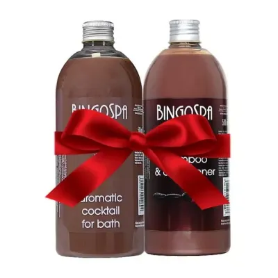 BingoSpa Czekolada zestaw koktajl do kąpieli 500 ml + szampon z odżywką 500 ml