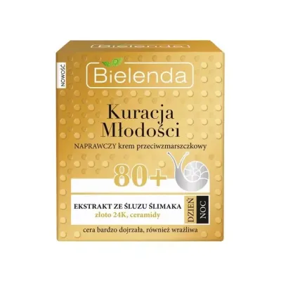 Bielenda Kuracja Młodości naprawczy krem przeciwzmarszczkowy 80+ 50 ml