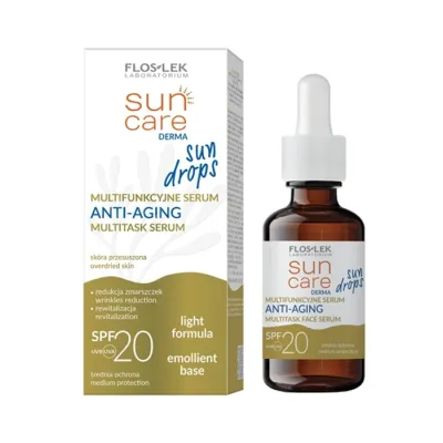 Floslek Sun Care Derma Sun Drops multifunkcyjne serum do twarzy SPF20 30ml