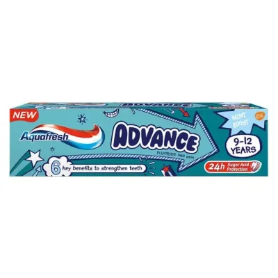 Aquafresh Advance pasta do zębów dla dzieci 9-12 lat Mint Boost 75 ml
