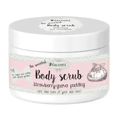 Nacomi Body Scrub peeling do ciała Truskawkowy Pudding 200 g