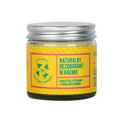 Mydlarnia Cztery Szpaki Eukaliptus Cytrynowy naturalny dezodorant w kremie 60ml
