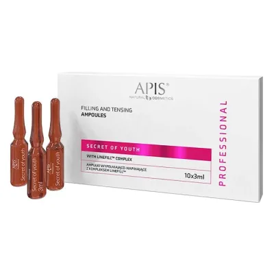 Apis Secret Of Youth ampułki wypełniająco-napinające z kompleksem Linefill 10 x 3 ml