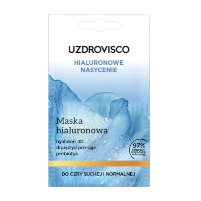 Uzdrovisco Hialuronowe Nasycenie maska hialuronowa do twarzy 10 ml