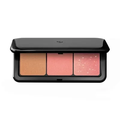 KIKO Milano Multi Finish Trio paletka do konturowania 01 Coral 7g