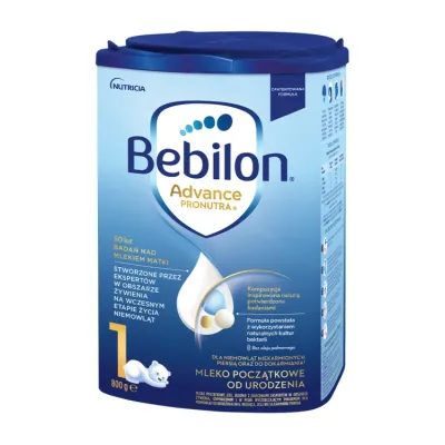 Bebilon Advance Pronutra 1 mleko początkowe dla niemowląt, od urodzenia 800 g