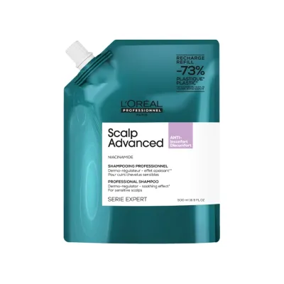 L'Oréal Professionnel Serie Expert Scalp Advanced kojący szampon do włosów refill 500 ml