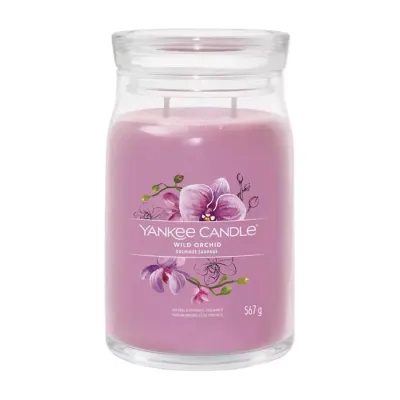 Yankee Candle Signature duża świeca zapachowa Wild Orchid 567 g