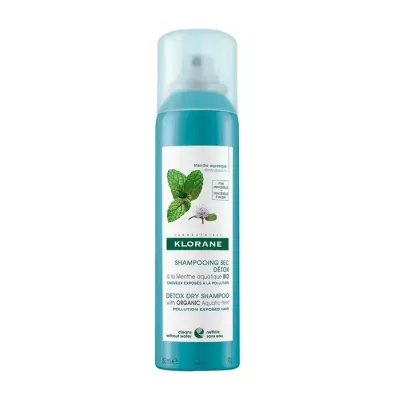 Klorane suchy szampon detoksykujący z miętą nadwodną bio 150 ml