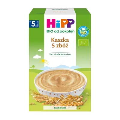 Hipp Bio kaszka bezmleczna po 5 miesiącu 5 Zbóż 200g
