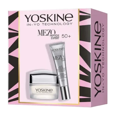 Yoskine Mezo Peptide Expert zestaw kosmetyków 50+ krem do twarzy na dzień i na noc + krem pod oczy