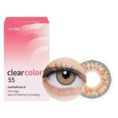 Clearlab ClearColor 55 Tangerine kolorowe soczewki kontaktowe 2 szt