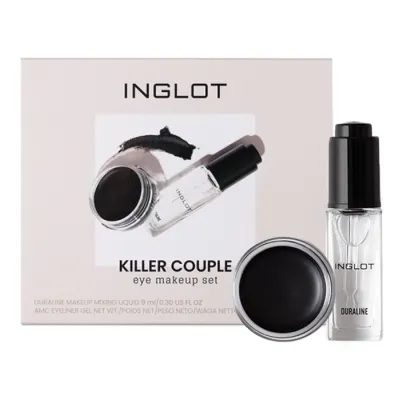 Inglot Killer Couple zestaw do makijażu oczu Duraline + AMC Eyeliner 77