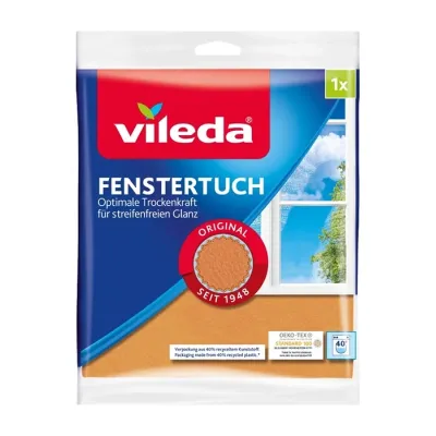Vileda Window Cloth pucerka okienna ściereczka 1 sztuka