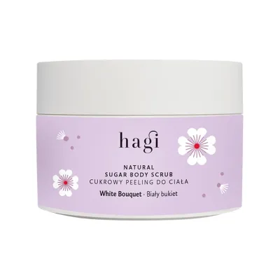 Hagi Biały Bukiet wygładzający peeling cukrowy do ciała 200 g