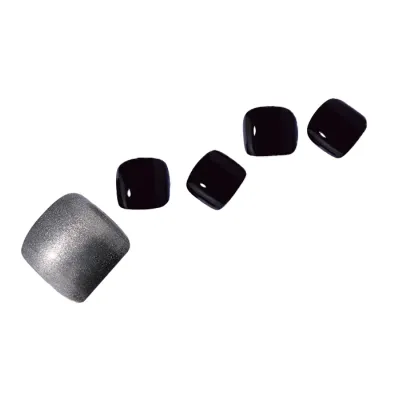 Ohora lakier hybrydowy w naklejce pedicure Black Hole