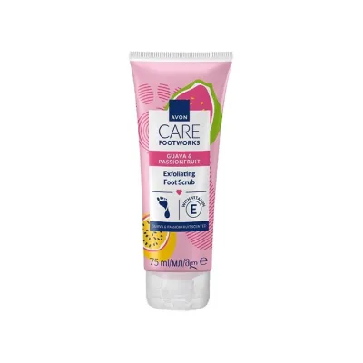 Avon Care FootWorks złuszczający scrub do stóp Guava&Passionfruit 75 ml