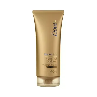 Dove Derma Spa Summer Revived brązujący balsam do ciała do ciemnej karnacji 200 ml