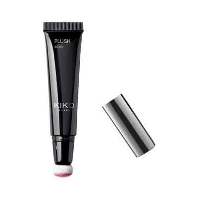 KIKO Milano Plush Blush róż w płynie z aplikatorem gąbkowym 01 Caffelatte 14ml
