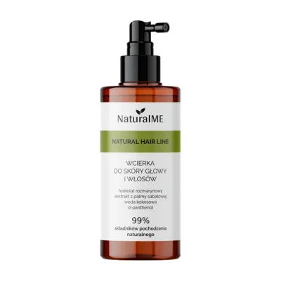 NaturalME rozmarynowa wcierka do skóry głowy i włosów 150ml