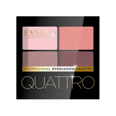 Eveline Cosmetics Quattro Eyeshadow paleta 4 cieni do powiek 12 7,2 g