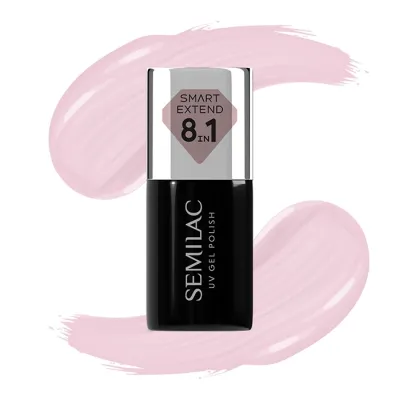 Semilac Smart Extend 8 in1 kolorowa baza hybrydowa 809 Tender Pink 7 ml
