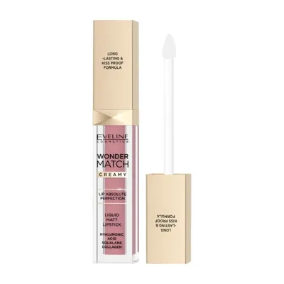 Eveline Cosmetics Wonder Match matowa pomadka w płynie 11 A Sweet Pink 6,8 ml