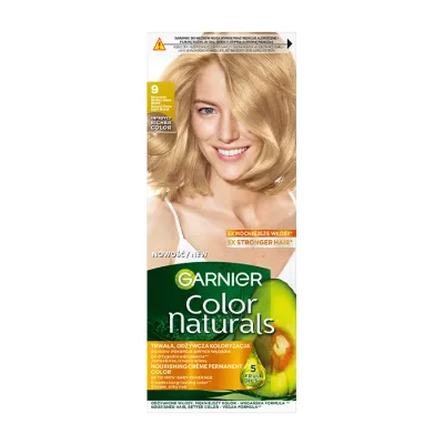 Garnier Color Naturals trwała farba do włosów 9 Naturalny Bardzo Jasny Blond