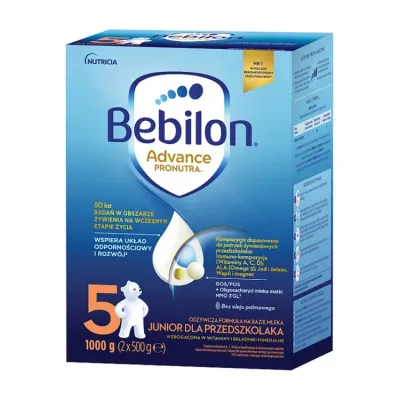 Bebilon Advance Pronutra 5 formuła na bazie mleka dla przedszkolaka 1000 g